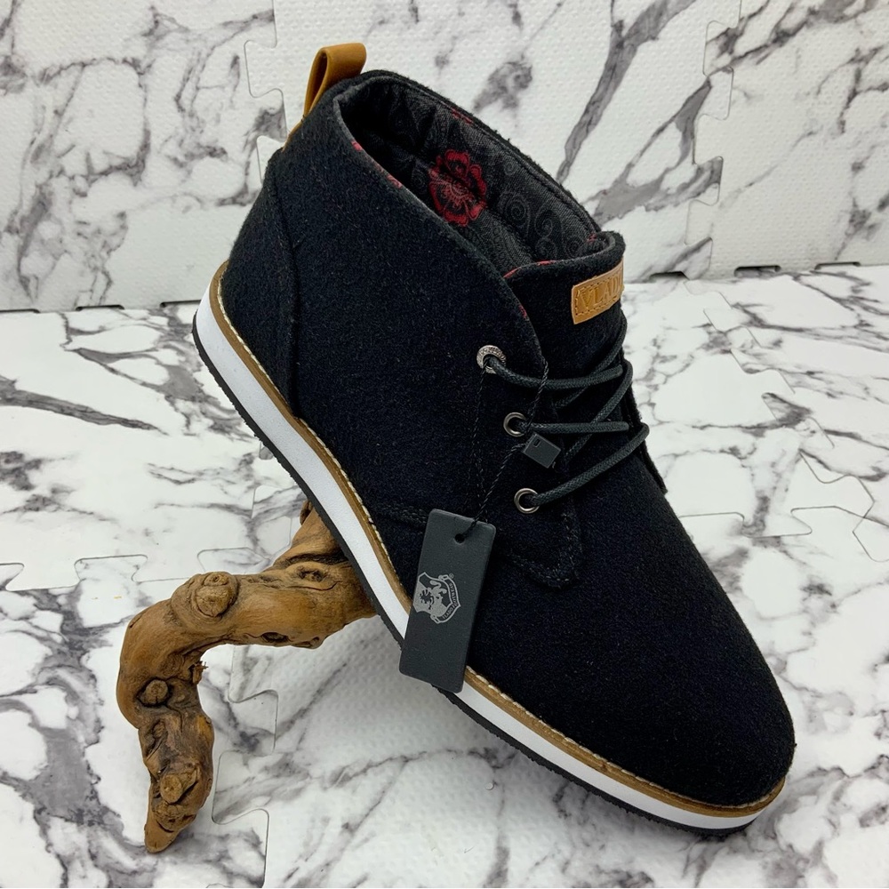 Men’s Vlado Black White Sneakers
